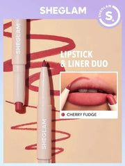 SHEGLAM 2 in 1 Glam 101 Lipstick and Liner Duo
