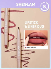 SHEGLAM 2 in 1 Glam 101 Lipstick and Liner Duo
