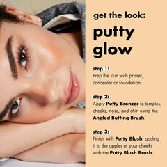 e.l.f. Cosmetics Ultimate Putty Collection Set – Primers, Blush, Bronzer, and Applicator Brushes