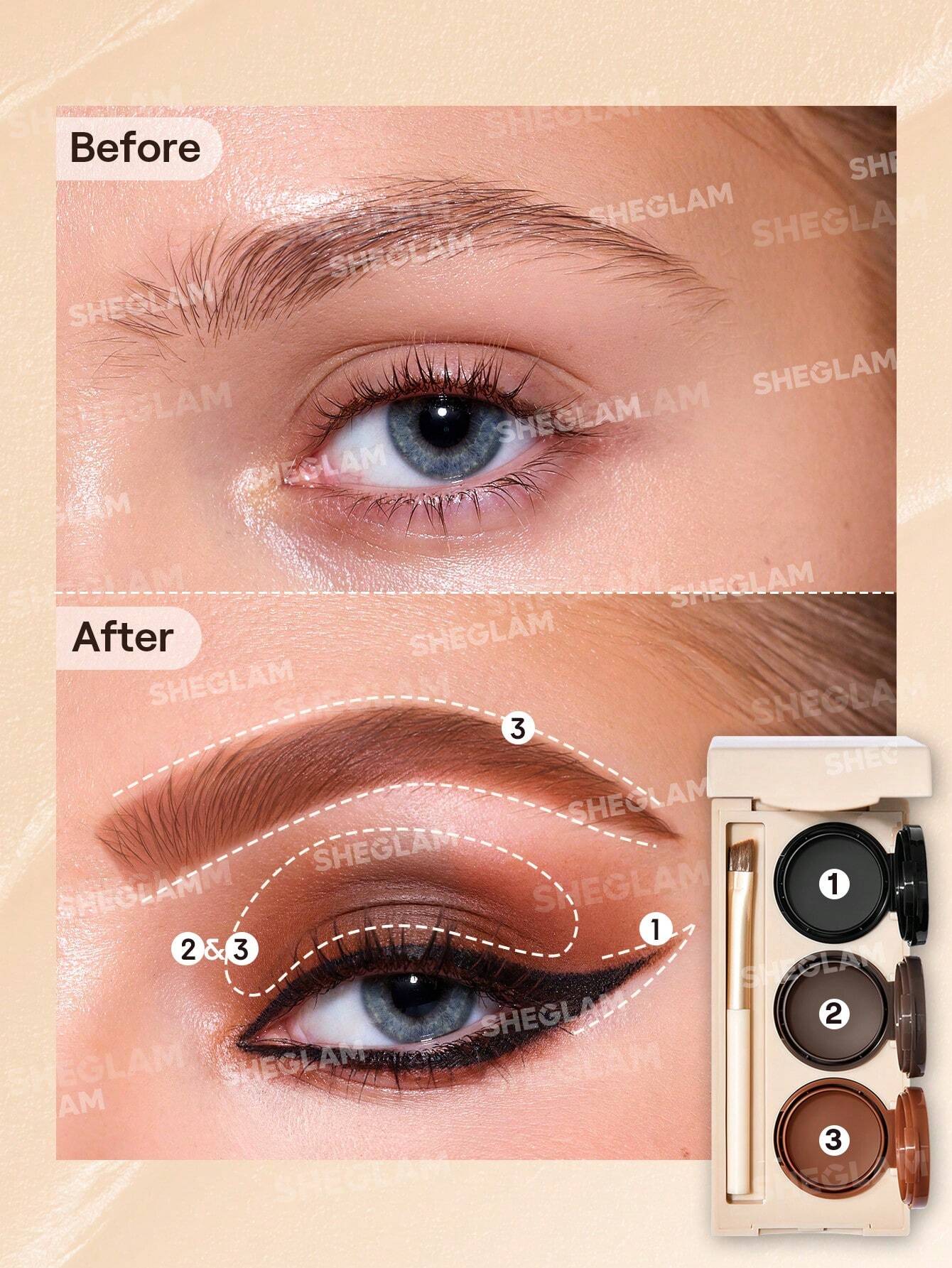 Sheglam streamline brow & eyeliner gel