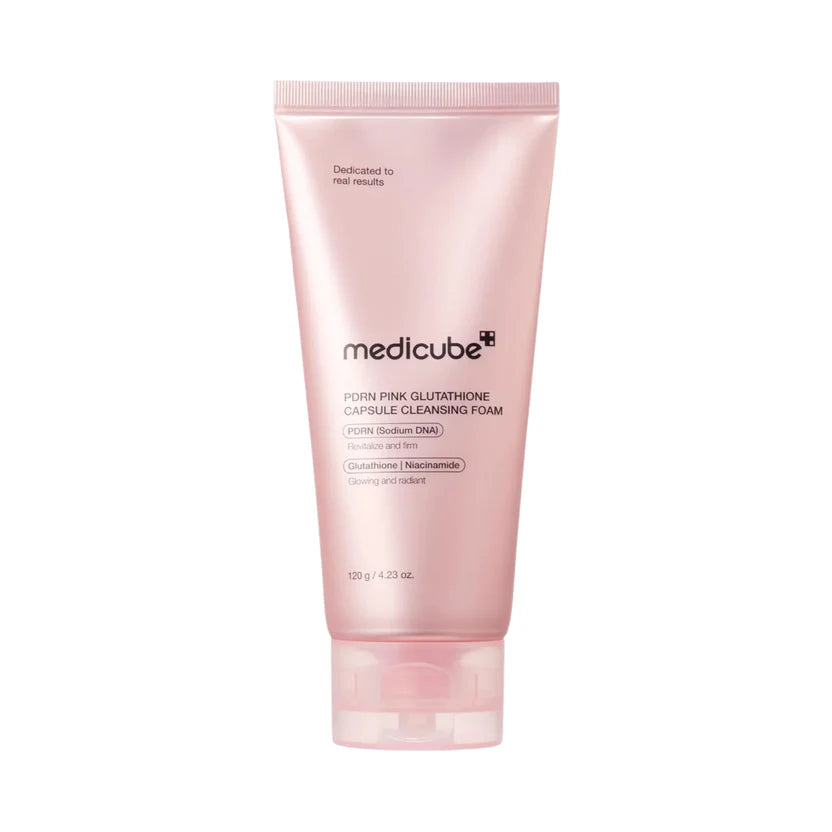 Medicube PDRN Pink Glutathione Capsule Cleansing Foam