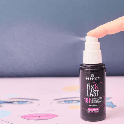 Essence Fix & Last 18H Long Lasting Water Proof Makeup Fixing Spray 50ml