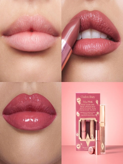 Charlotte Tilbury Gloss & Lipstick Duo in 90s Pink