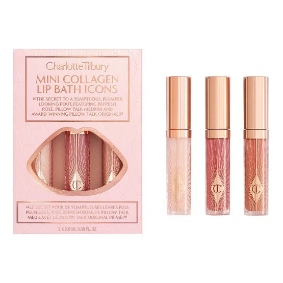 Charlotte Tilbury Mini Collagen Lip Bath Icons kit