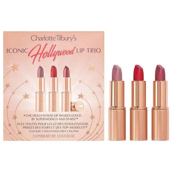 Charlotte Tilbury Iconic Hollywood Lip Trio