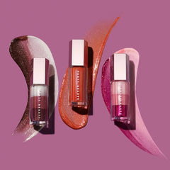 Fenty Beauty Glossy Posse VIII 3-Piece Lip Luminizer Set – High-Shine Lip Gloss Trio for Juicy, Luminous Lips