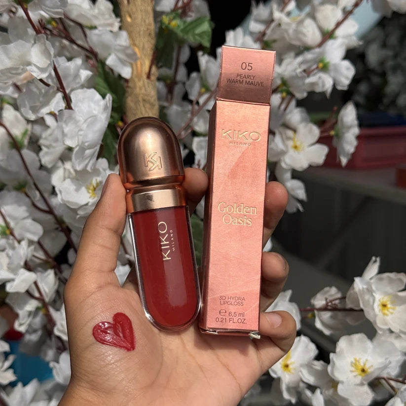 Kiko Milano Golden Oasis 3d hydra lipgloss