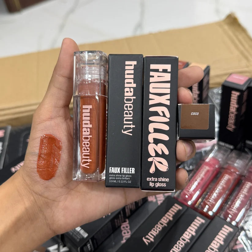 Huda Beauty Faux Filler Extra Shine Lip Gloss