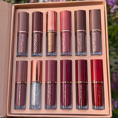 MOCALLURE 12Pcs Super Stay Matte Liquid Lipstick