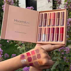 MOCALLURE 12Pcs Super Stay Matte Liquid Lipstick