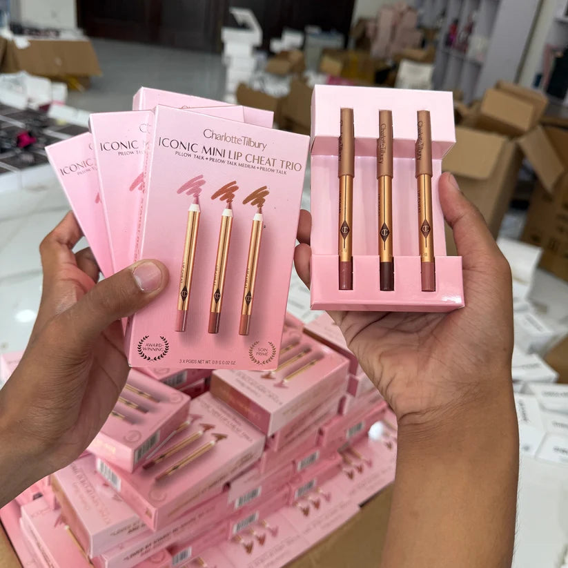 CHARLOTTE TILBURY Iconic Mini Lip Cheat Trio Pencils