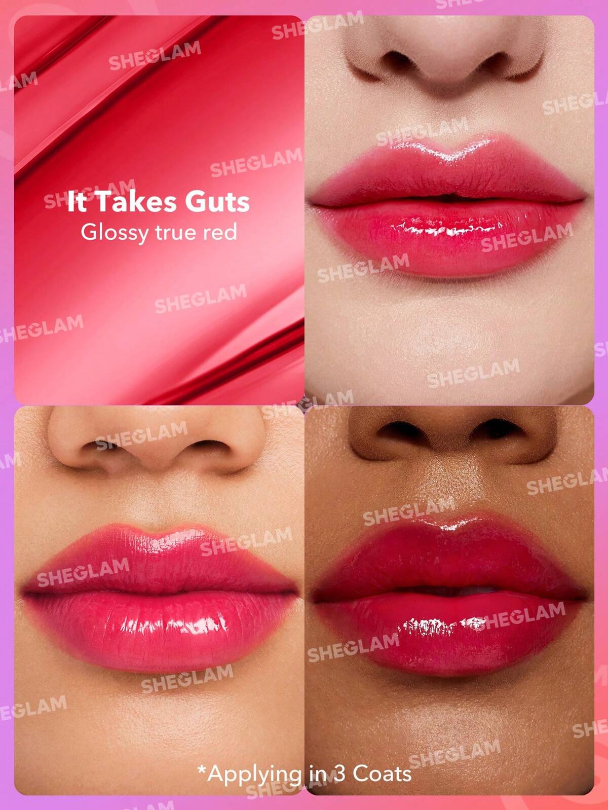 Sheglam Mirror Kiss High-Shine Lipstick