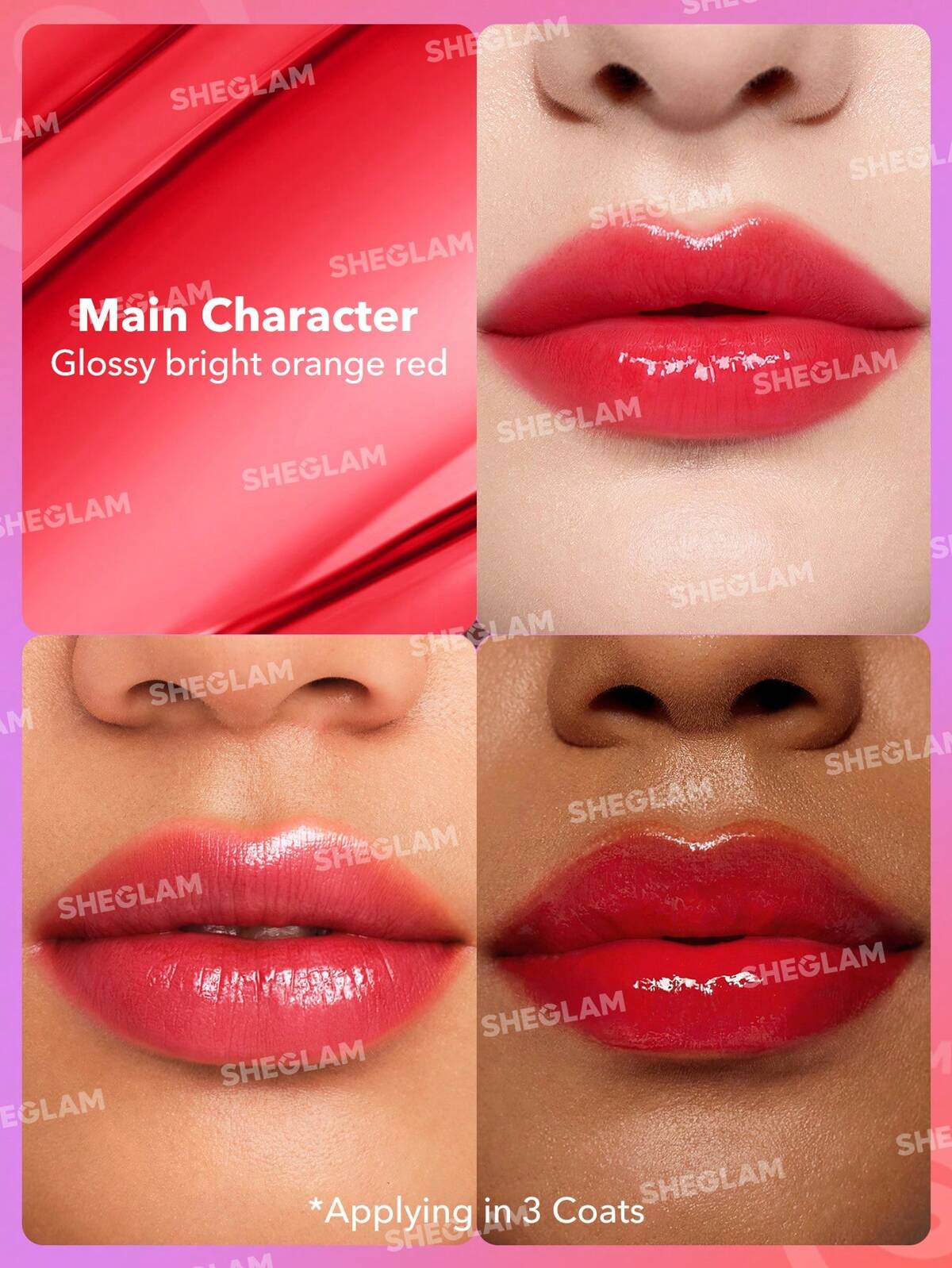 Sheglam Mirror Kiss High-Shine Lipstick