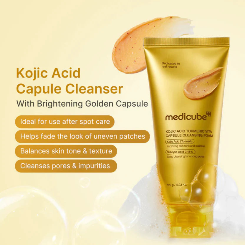 Medicube Kojic Acid Turmeric Toning Cleanser