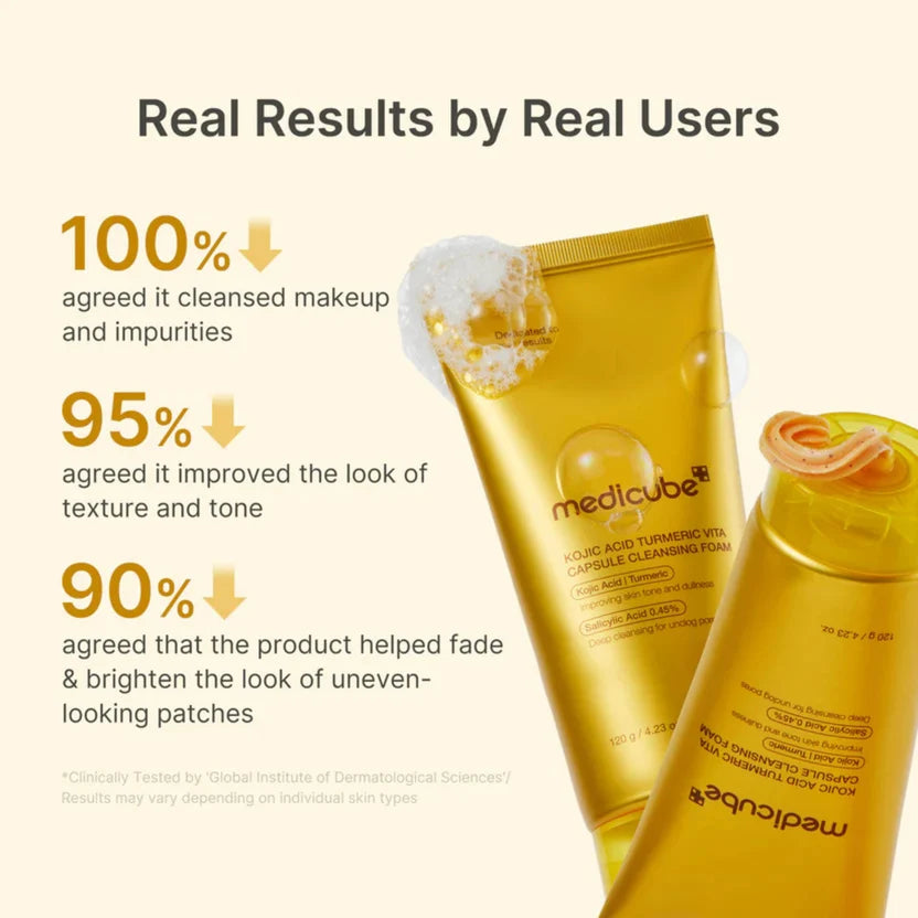 Medicube Kojic Acid Turmeric Toning Cleanser