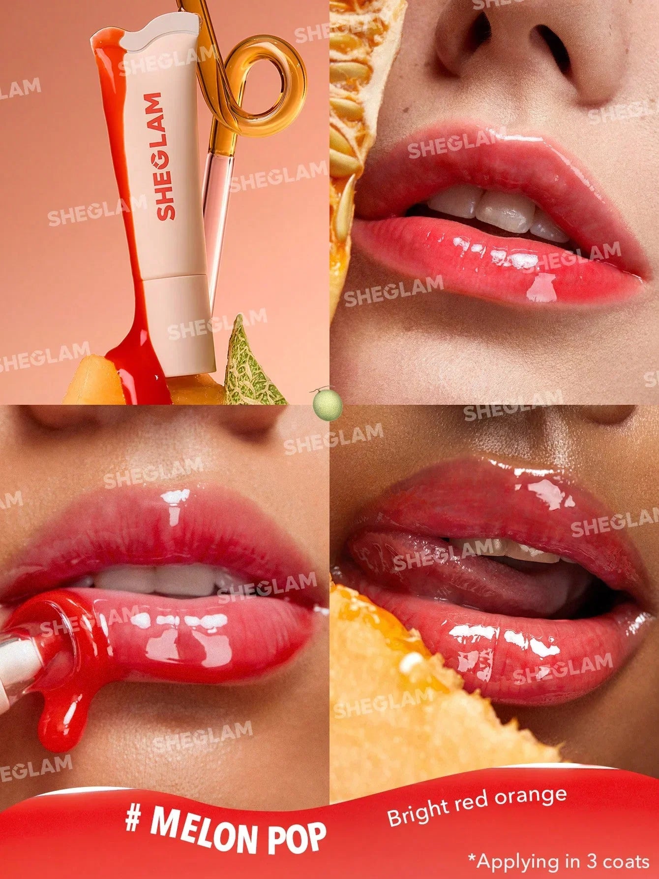 Sheglam Crystal Glaze Moisturising Lip Care Balm 10ml