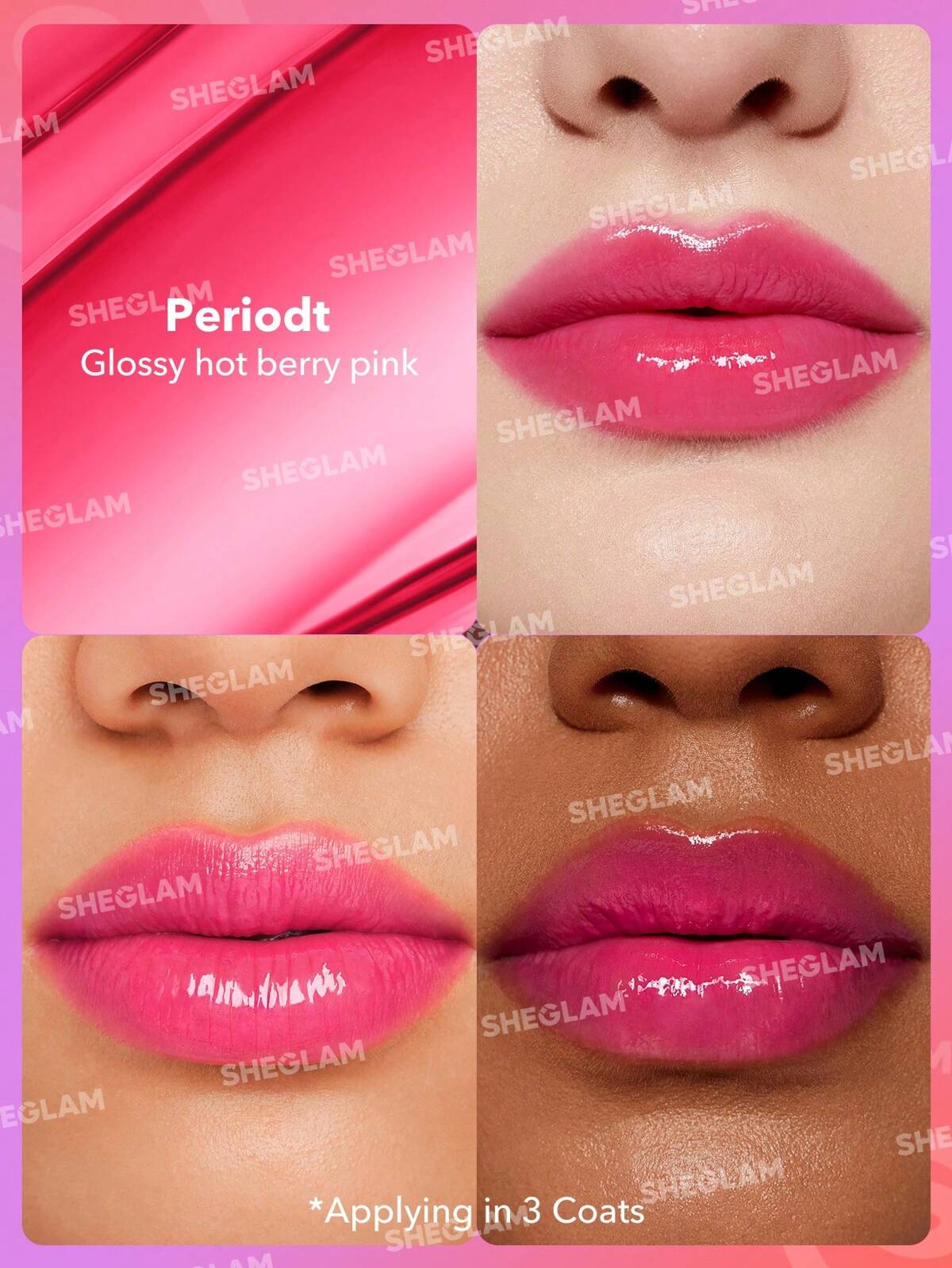 Sheglam Mirror Kiss High-Shine Lipstick