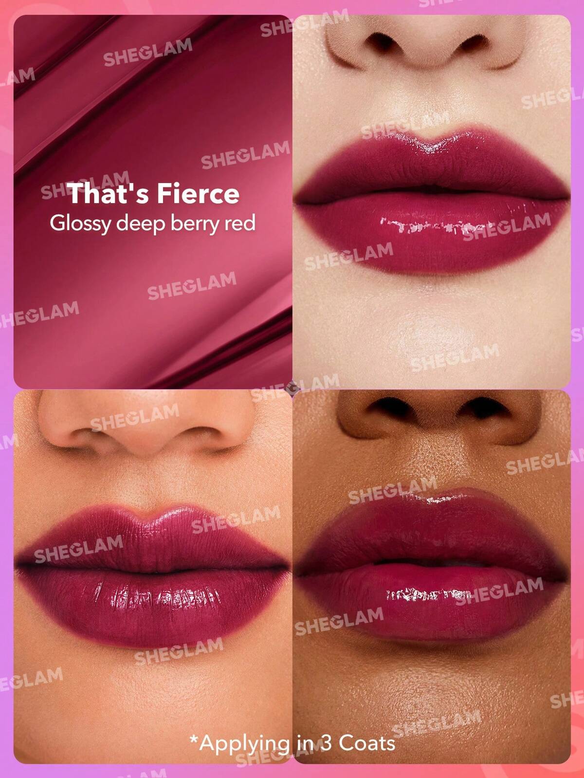 Sheglam Mirror Kiss High-Shine Lipstick