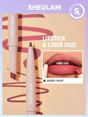 SHEGLAM 2 in 1 Glam 101 Lipstick and Liner Duo