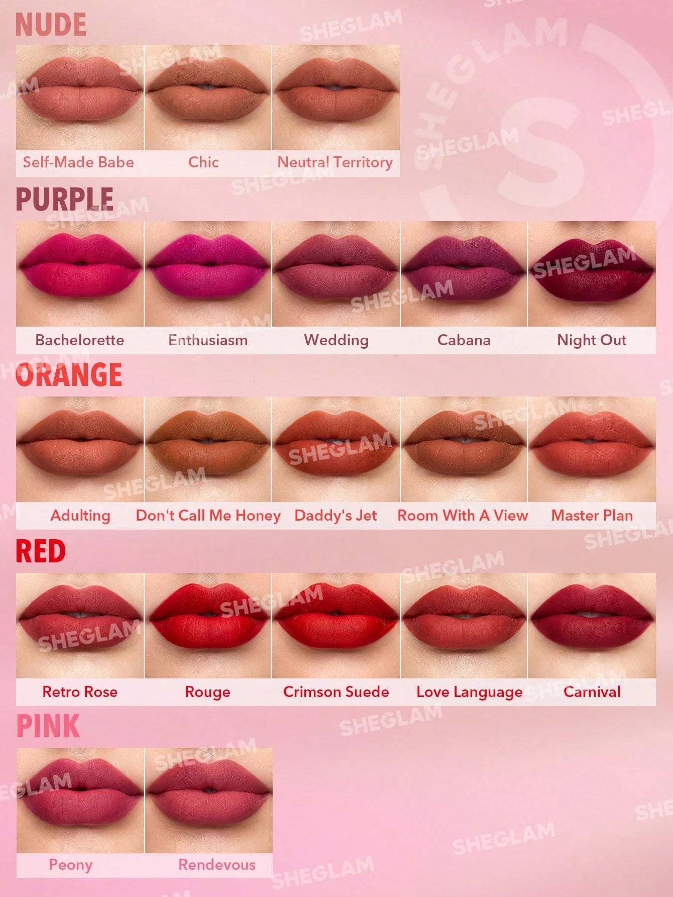 Sheglam Matte Allure Lipstick