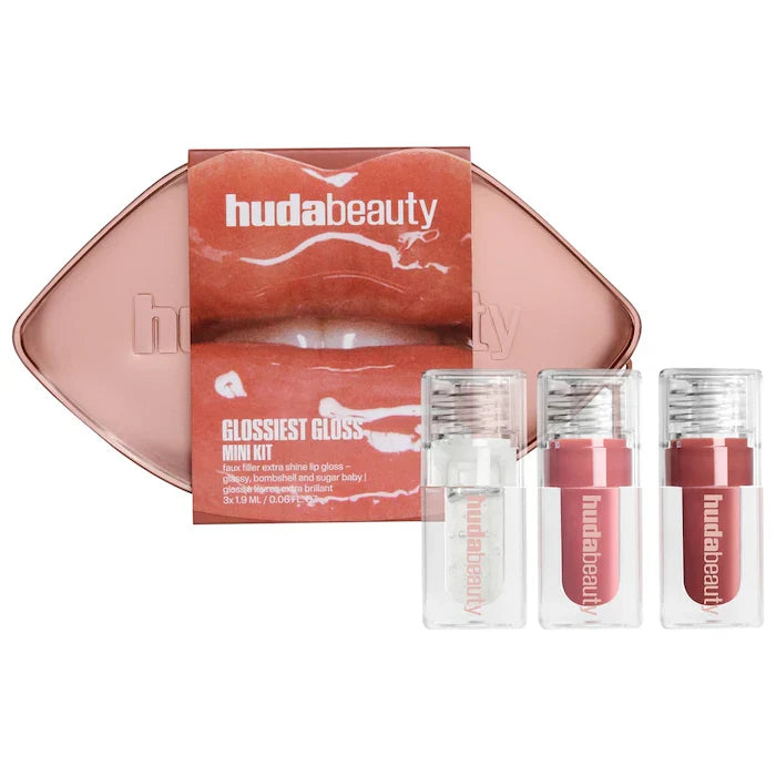Huda Beauty Mini Glossiest Gloss Lip Gloss Set