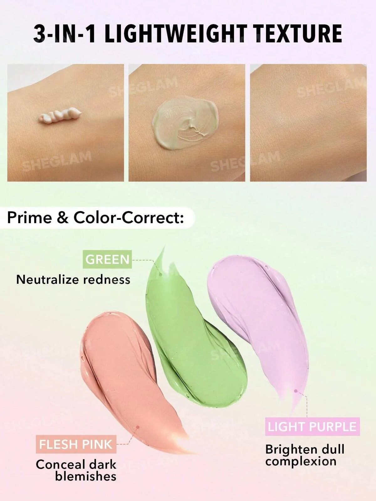 Sheglam Triple Threat Correcting Primer 30ml