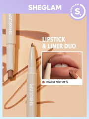 SHEGLAM 2 in 1 Glam 101 Lipstick and Liner Duo